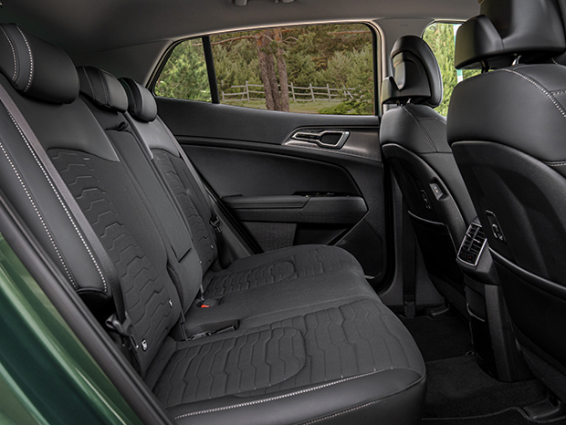 Interior del Kia Sportage