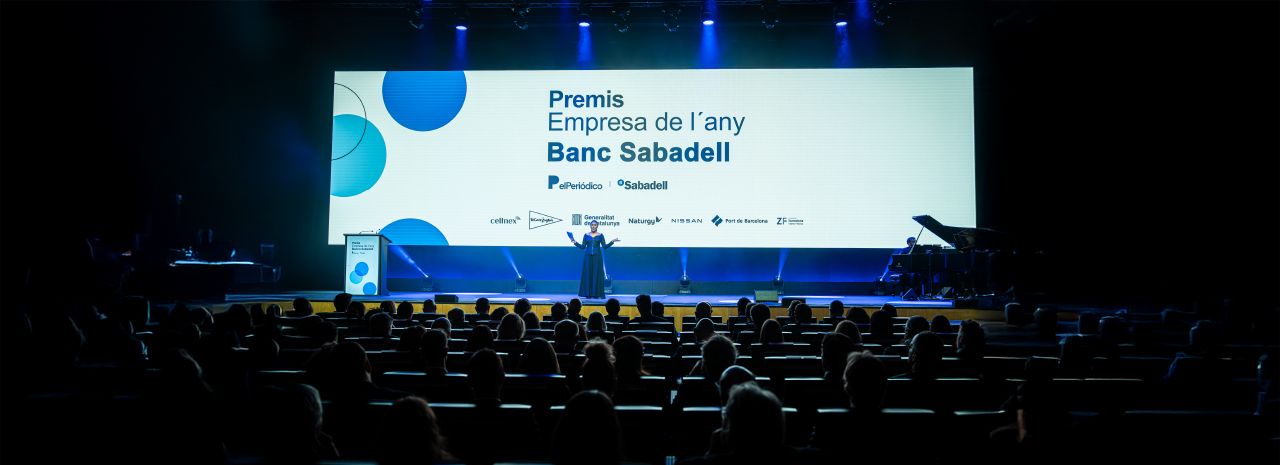 Un momento de la gala de los Premios Empresa del Año 2025 celebrada en el Palau de Congressos | Foto: Manu Mitru.